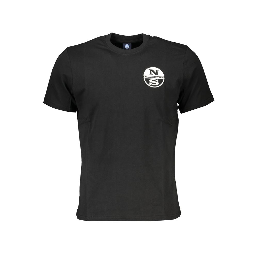 North Sails Black Cotton Men's T-Shirt - ClickThatClicks 
