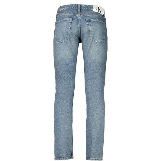Calvin Klein Blu Cotton Men's Slim Jeans - ClickThatClicks 