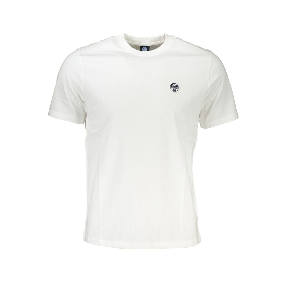 North Sails Bianco Cotton Men T-Shirt - ClickThatClicks 