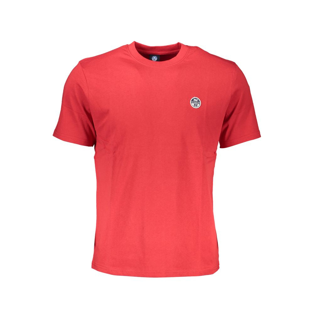 North Sails Rosso Cotton Men T-Shirt - ClickThatClicks 