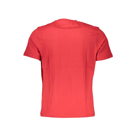 North Sails Red Cotton Men T-Shirt - ClickThatClicks 