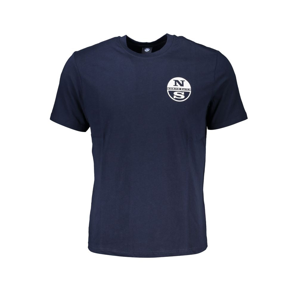 North Sails Blue Cotton Men's T-Shirt - ClickThatClicks 