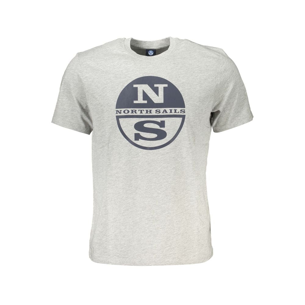 North Sails Grigio Cotton Men's T-Shirt - ClickThatClicks 