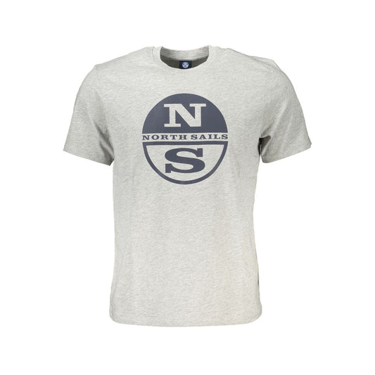 North Sails Grigio Cotton Men's T-Shirt - ClickThatClicks 