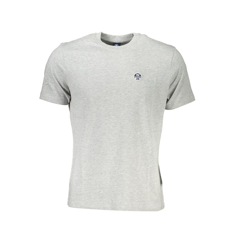 North Sails Grigio Cotton Mens T-Shirt - ClickThatClicks 