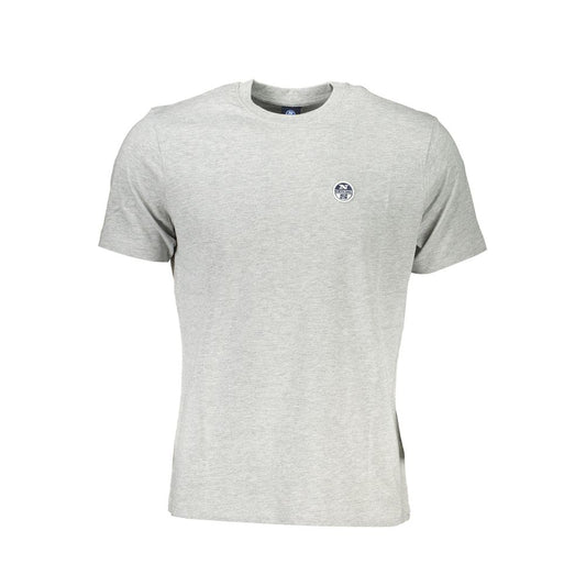 North Sails Grigio Cotton Mens T-Shirt - ClickThatClicks 