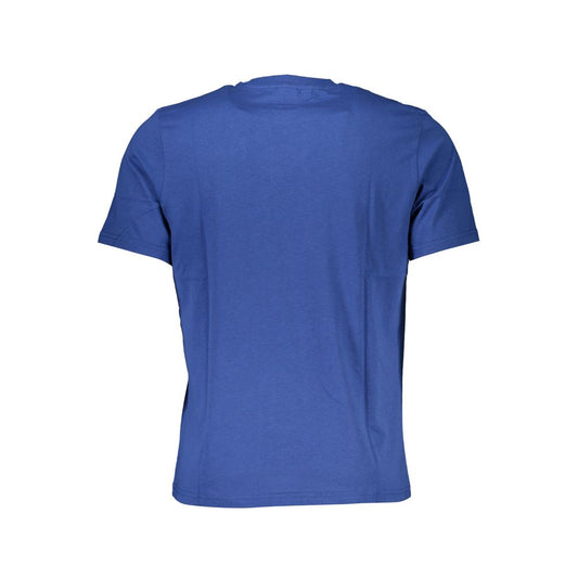 North Sails Blue Cotton Men T-Shirt - ClickThatClicks 