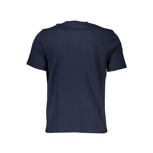 North Sails Blue Cotton Men T-Shirt - ClickThatClicks 