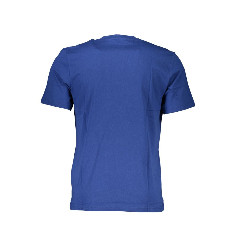 North Sails Blue Cotton Men T-Shirt - ClickThatClicks 