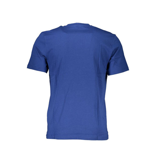 North Sails Blue Cotton Men T-Shirt - ClickThatClicks 