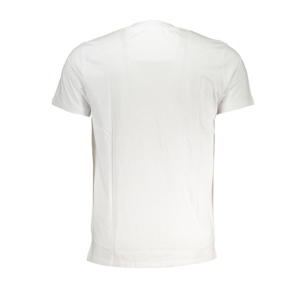 Cavalli Class Bianco Cotton Men T-Shirt - ClickThatClicks 
