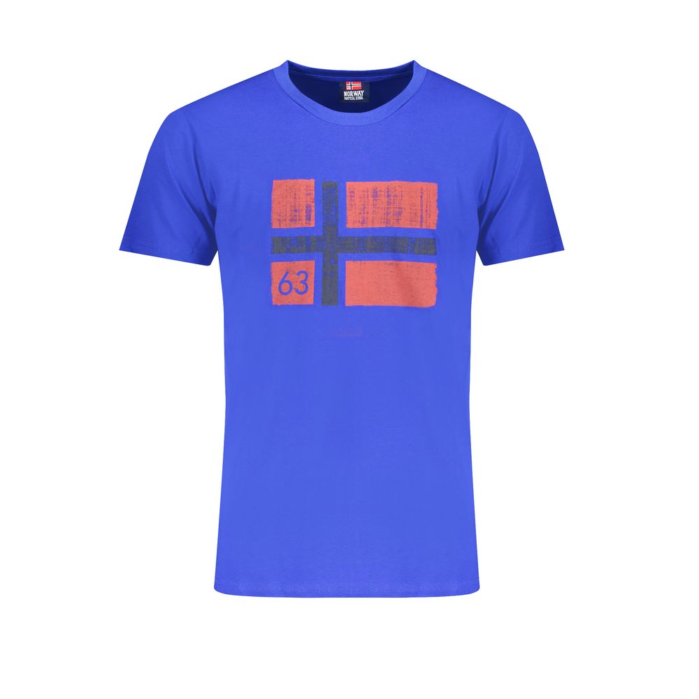 Norway 1963 Blu Cotton Men T-Shirt - ClickThatClicks 
