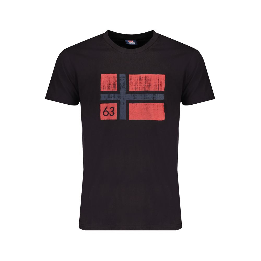 Norway 1963 Black Cotton Men's T-Shirt - ClickThatClicks 
