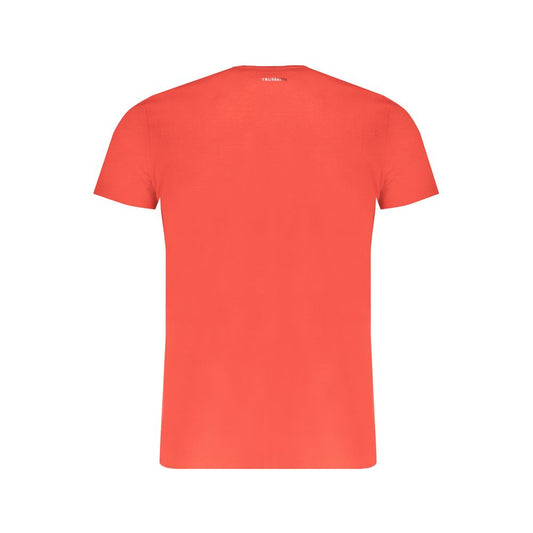Trussardi Red Cotton Men T-Shirt - ClickThatClicks 