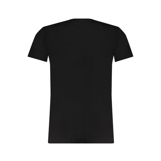 Trussardi Black Cotton Men T-Shirt - ClickThatClicks 