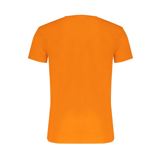 Trussardi Arancione Cotton Men T-Shirt - ClickThatClicks 