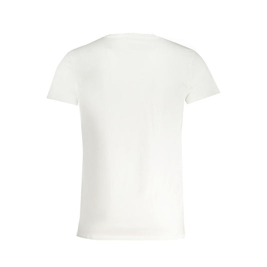 Trussardi White Cotton Men's T-Shirt - ClickThatClicks 