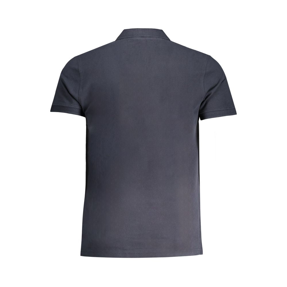 Cavalli Class Blu Cotton Men Polo - ClickThatClicks 