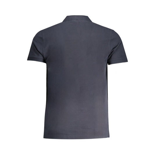 Cavalli Class Blu Cotton Men Polo - ClickThatClicks 