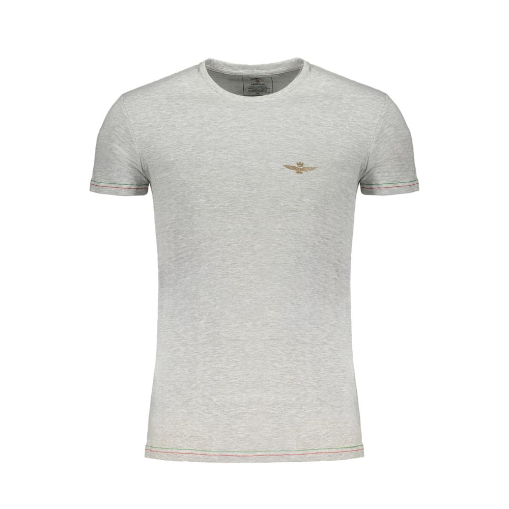 Aeronautica Militare Grigio Cotton Men T-Shirt - ClickThatClicks 