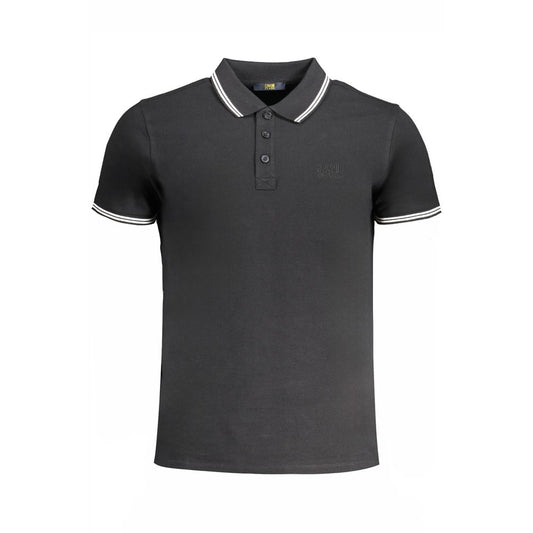 Cavalli Class Nero Cotton Men Polo - ClickThatClicks 