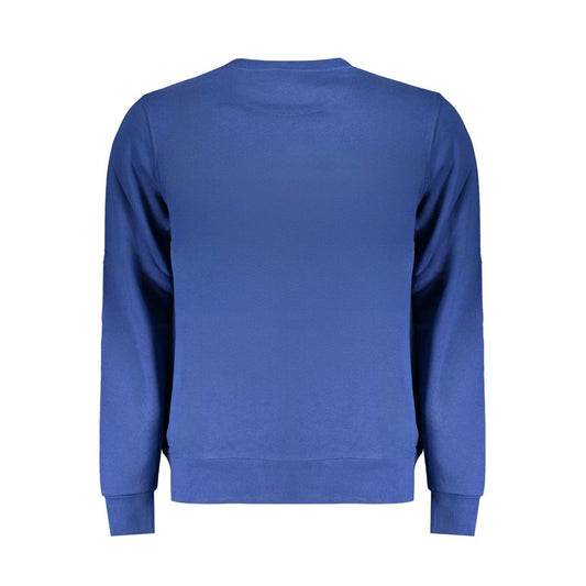 North Sails Blue Cotton Men Sweater - ClickThatClicks 