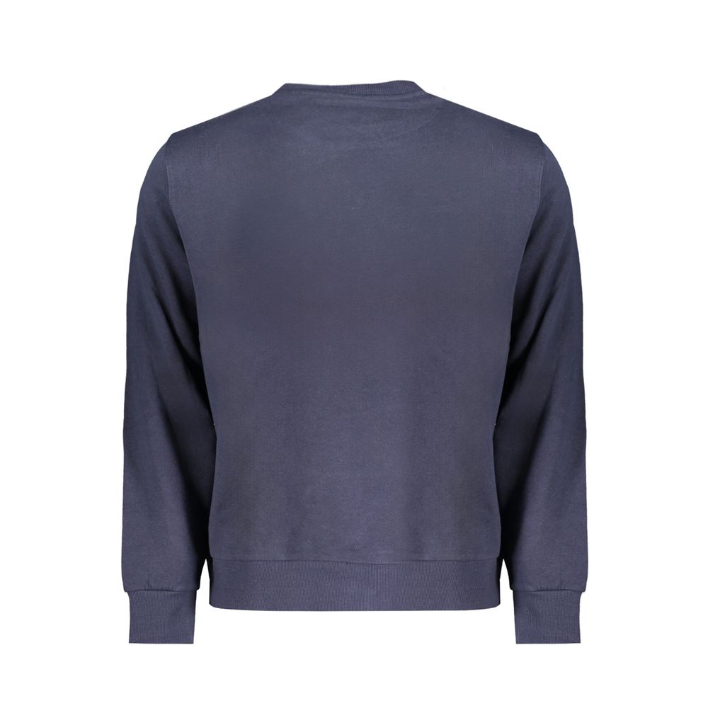 North Sails Blue Cotton Men Sweatshirt - ClickThatClicks 