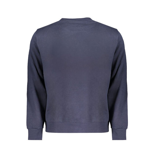 North Sails Blue Cotton Men Sweatshirt - ClickThatClicks 
