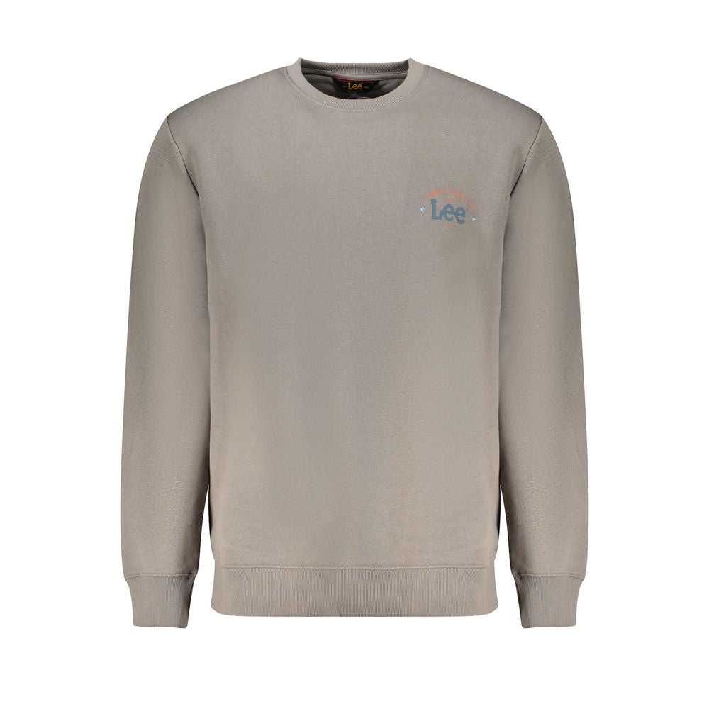 Lee Grigio Cotton Men Sweatshirt - ClickThatClicks 