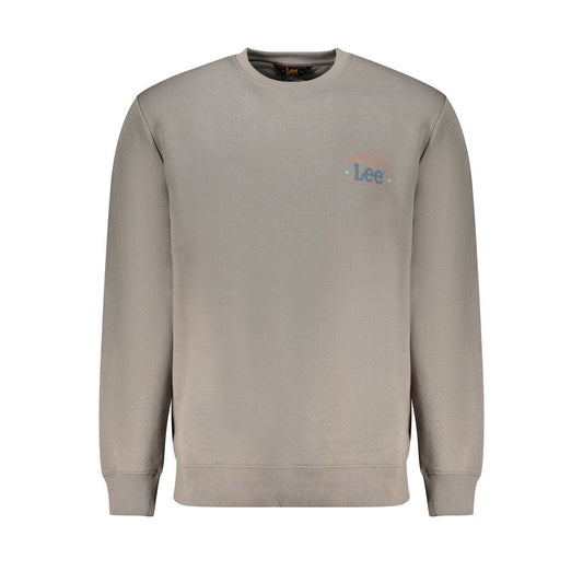 Lee Grigio Cotton Men Sweatshirt - ClickThatClicks 