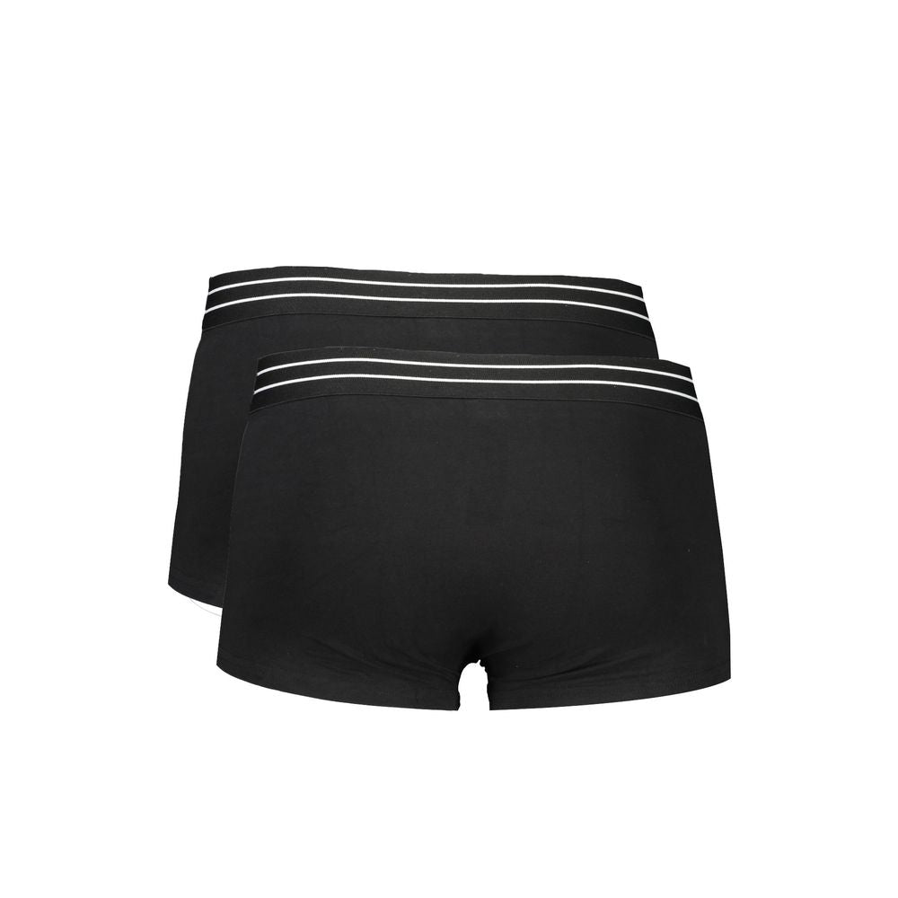 Cavalli Class Black Cotton Men's Boxer Briefs - ClickThatClicks 