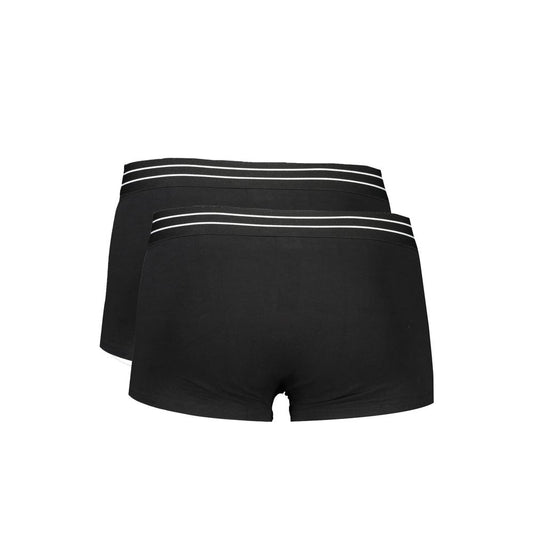 Cavalli Class Black Cotton Men's Boxer Briefs - ClickThatClicks 