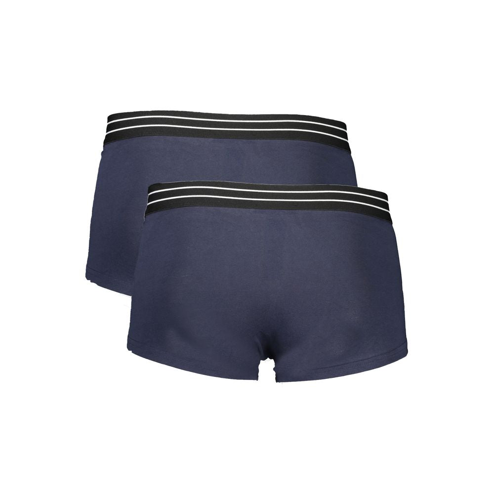 Cavalli Class Blue Cotton Men Boxer - ClickThatClicks 