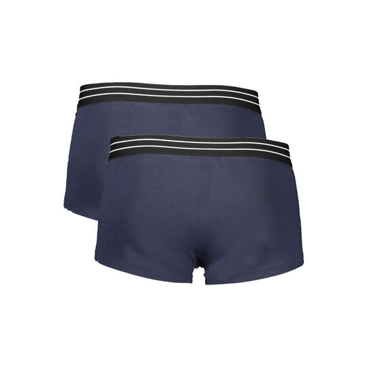 Cavalli Class Blue Cotton Men Boxer - ClickThatClicks 