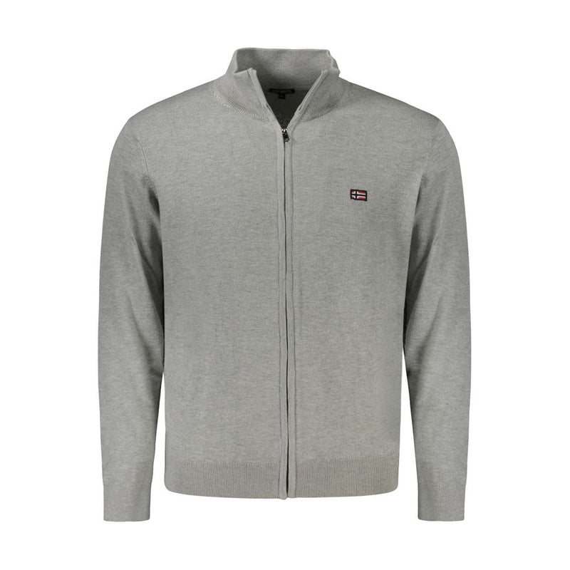 Norway 1963 Brown Polyester Men Cardigan