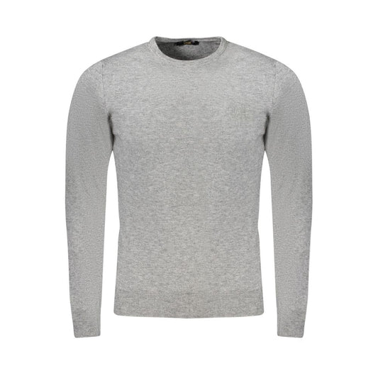 Cavalli Class Grigio Viscosa Men's Sweater - ClickThatClicks 