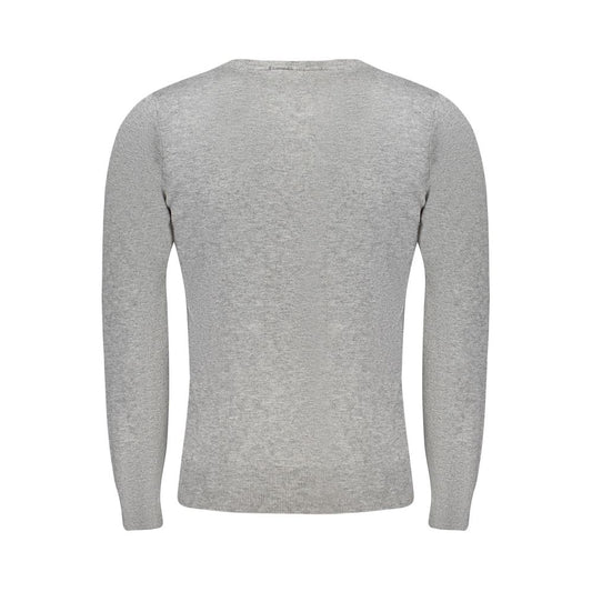 Cavalli Class Grigio Viscosa Men's Sweater - ClickThatClicks 