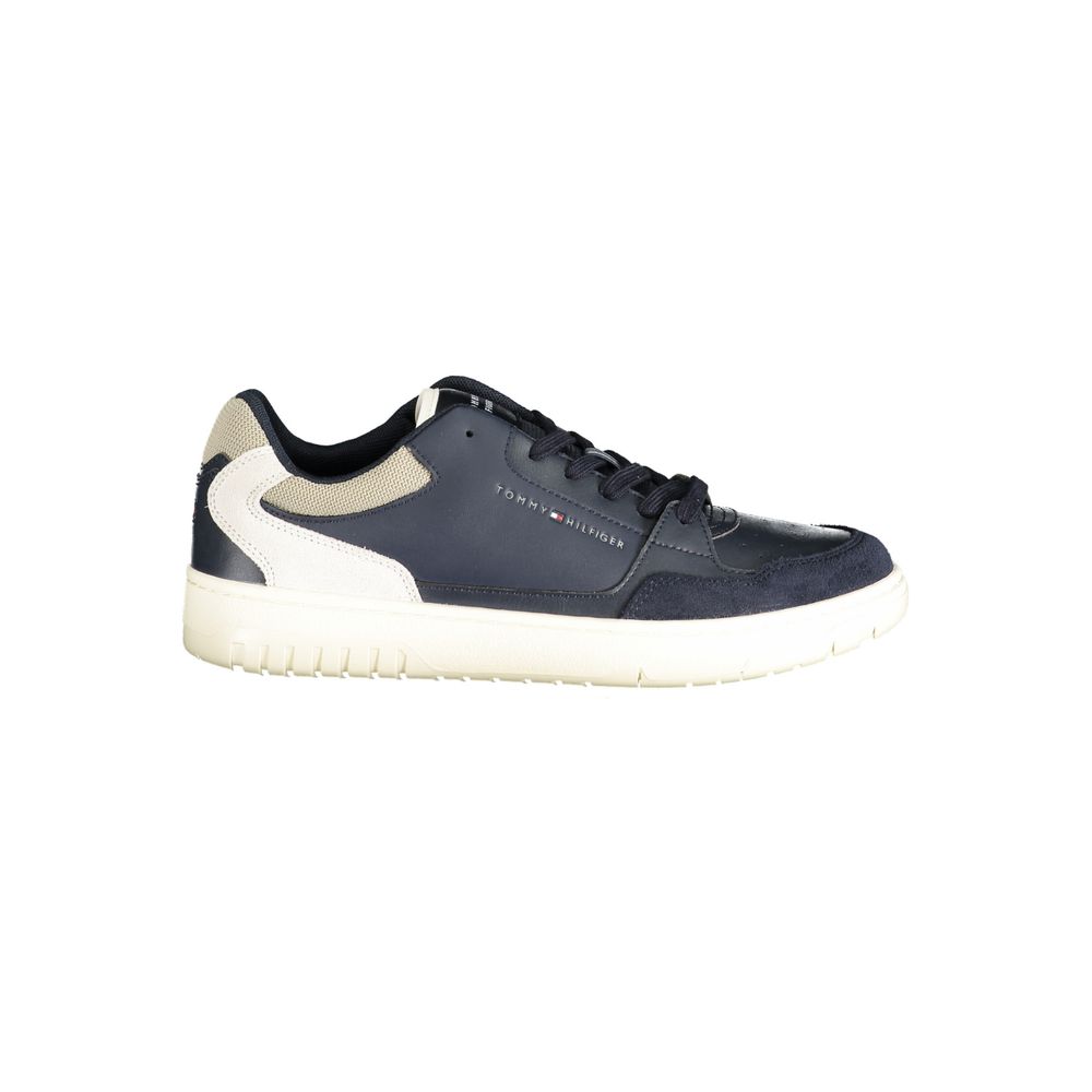 Tommy Hilfiger Blue Polyurethane Men Sneaker - ClickThatClicks 