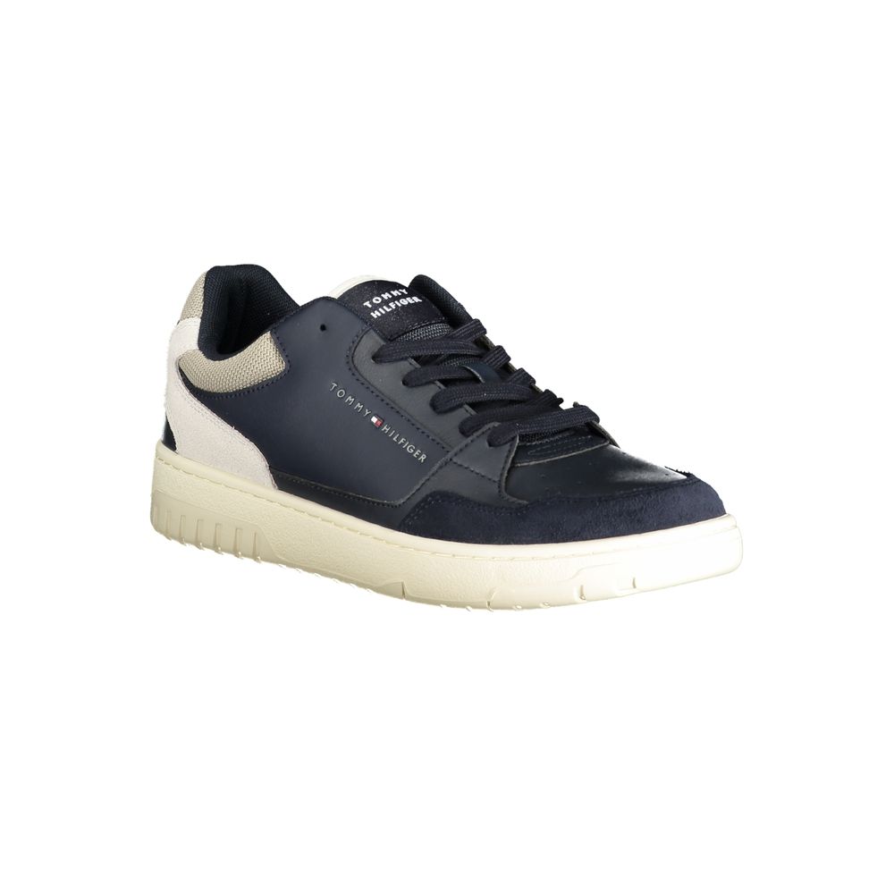 Tommy Hilfiger Blue Polyurethane Men Sneaker - ClickThatClicks 