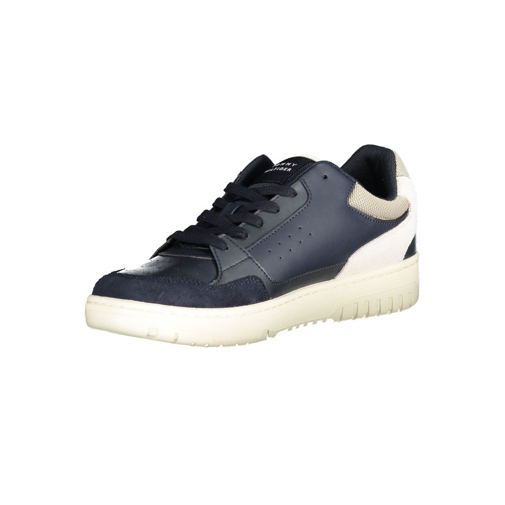 Tommy Hilfiger Blue Polyurethane Men Sneaker - ClickThatClicks 