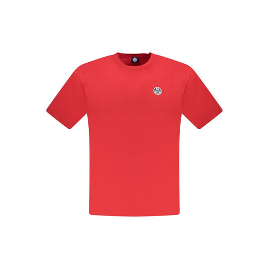 North Sails Rosso Cotton Men T-Shirt - ClickThatClicks 
