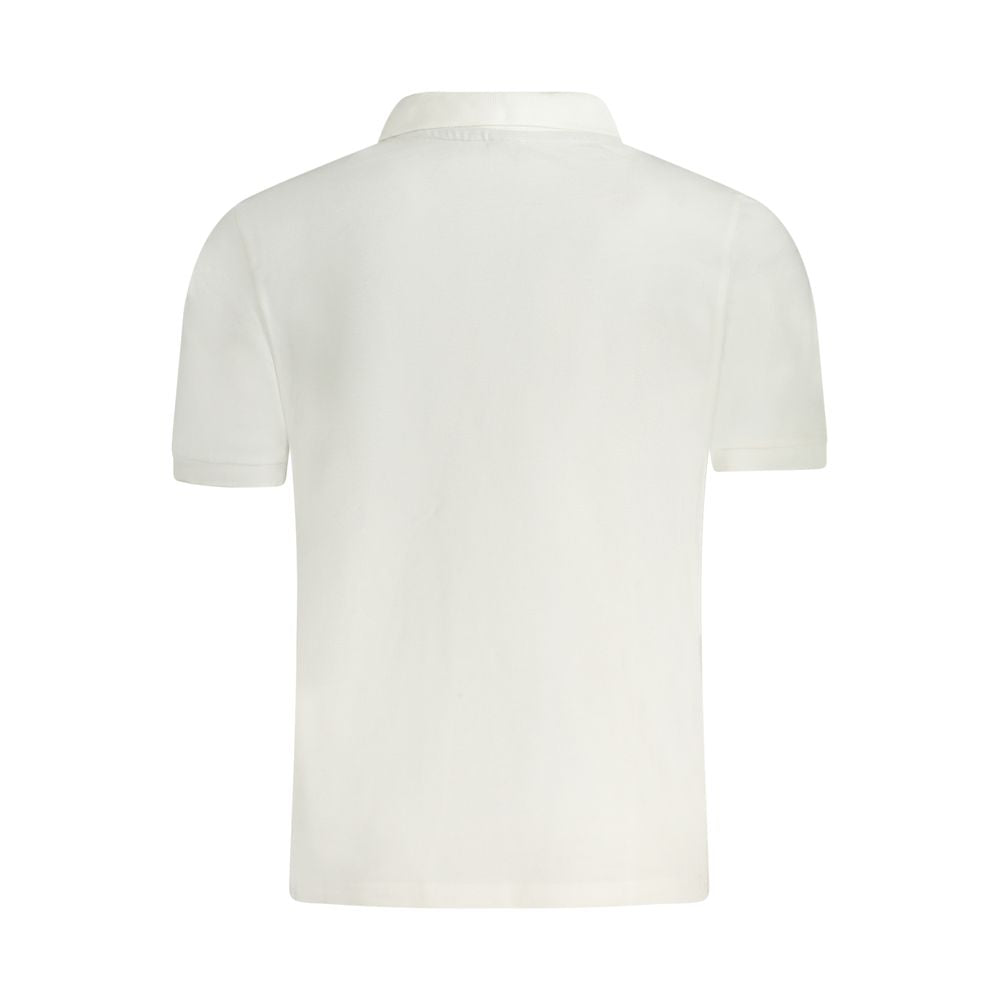North Sails White Cotton Men Polo Shirt - ClickThatClicks 