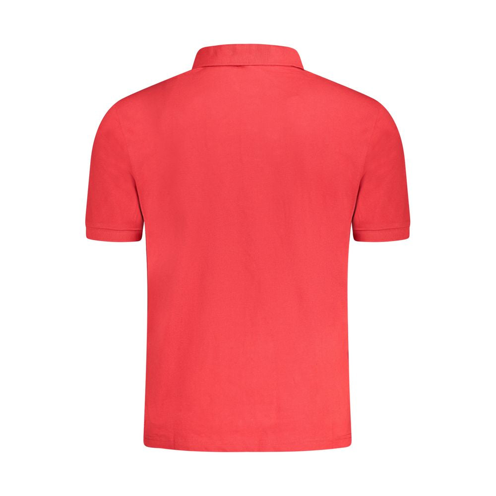 North Sails Red Cotton Men Polo - ClickThatClicks 