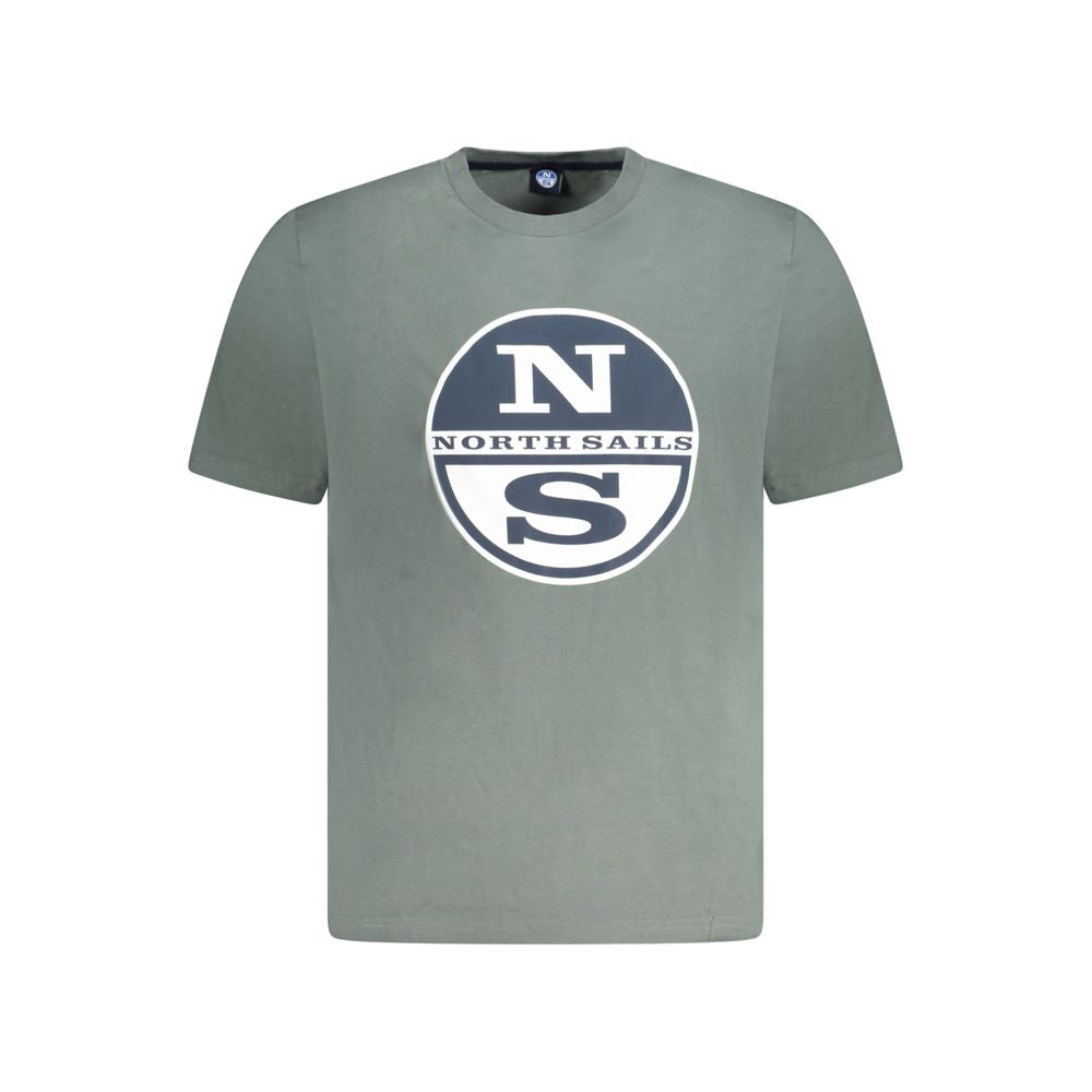 North Sails Verde Cotton Mens T-Shirt - ClickThatClicks 