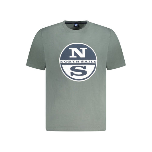 North Sails Verde Cotton Mens T-Shirt - ClickThatClicks 