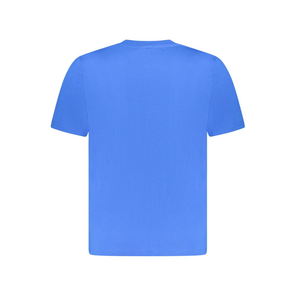 North Sails Blue Cotton Men T-Shirt - ClickThatClicks 