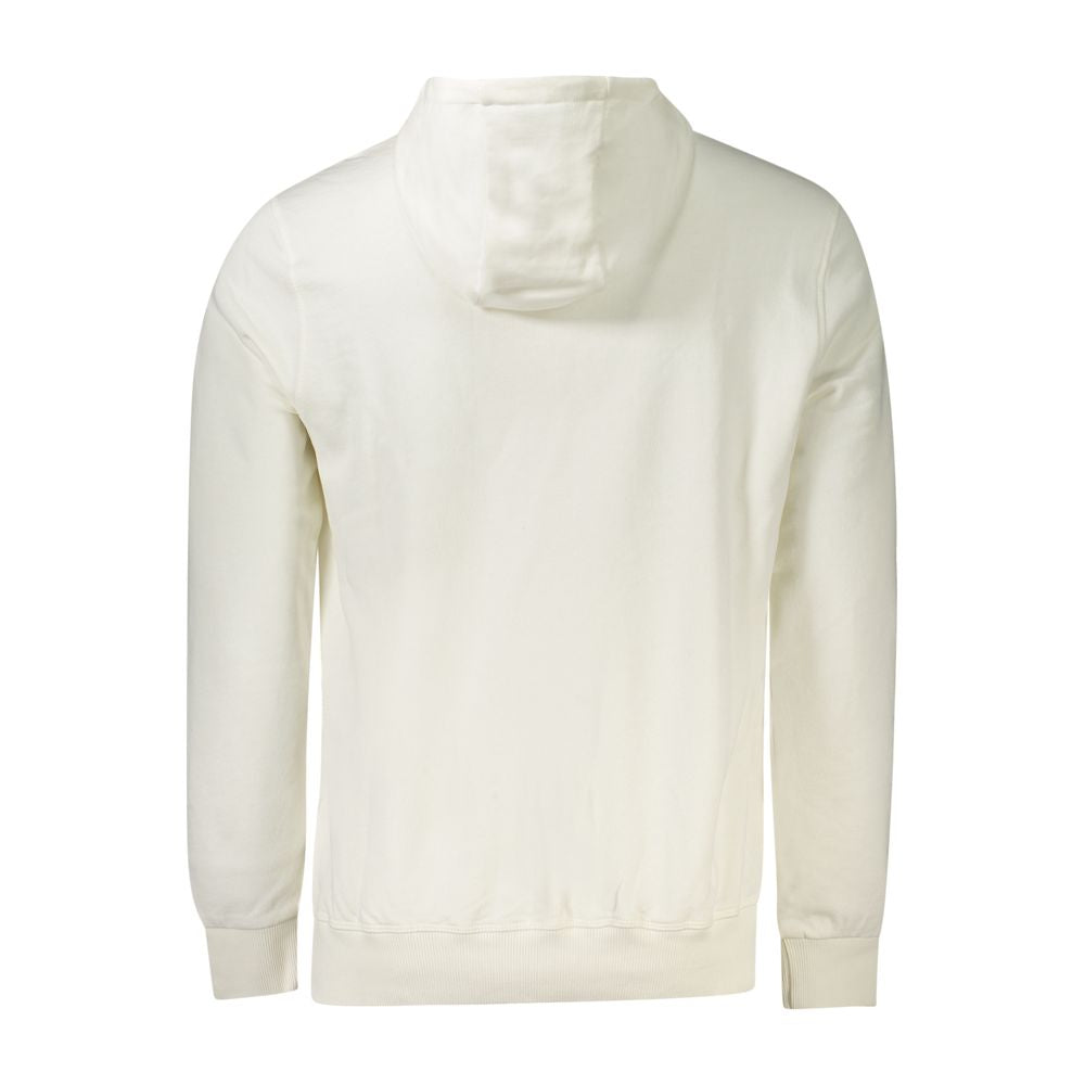 North Sails White Cotton Men's Hooded Sweatshirt - ClickThatClicks 
