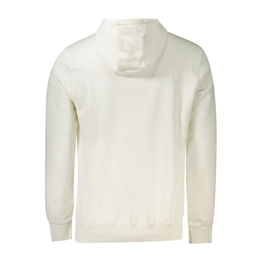 North Sails White Cotton Men's Hooded Sweatshirt - ClickThatClicks 