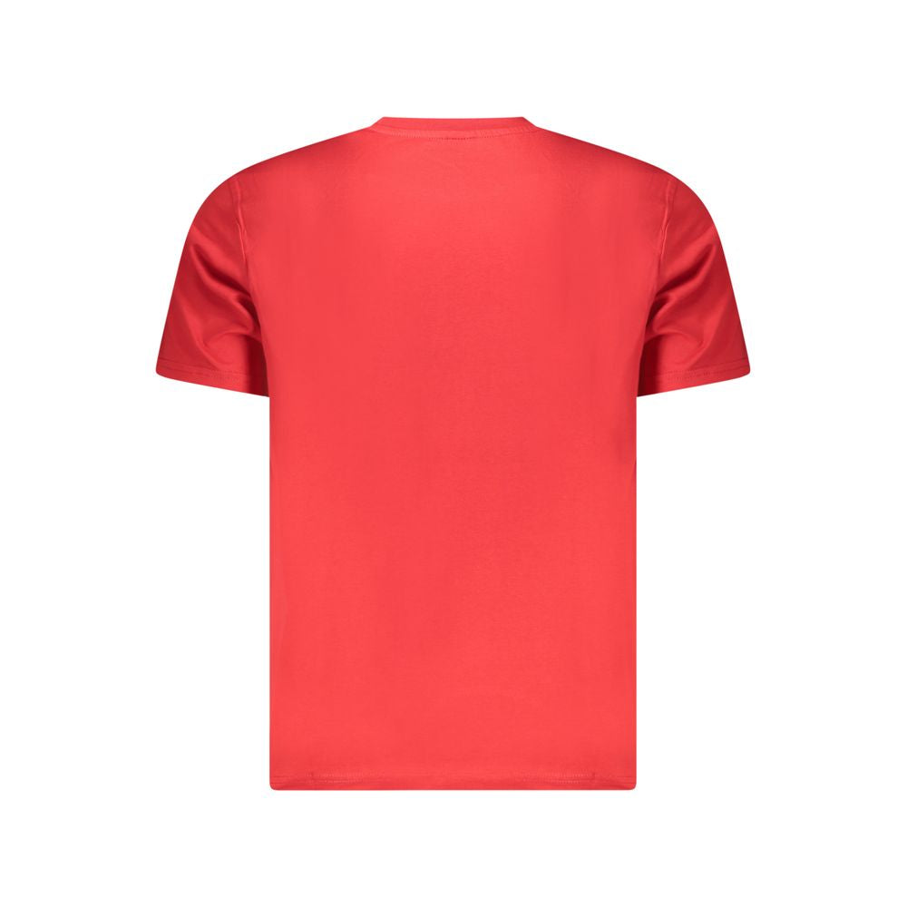 North Sails Red Cotton Men T-Shirt - ClickThatClicks 