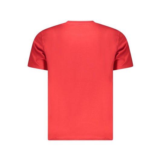 North Sails Red Cotton Men T-Shirt - ClickThatClicks 